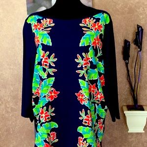 Lands End colorful swim/cooling top 2X